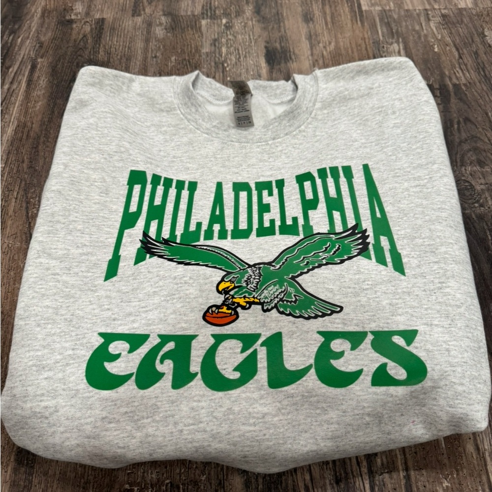 Philadelphia Eagles Grey Crewneck Sweatshirt - all sizes